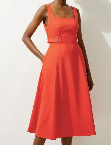 Rochie medie Karen Millen, portocaliu Portocaliu