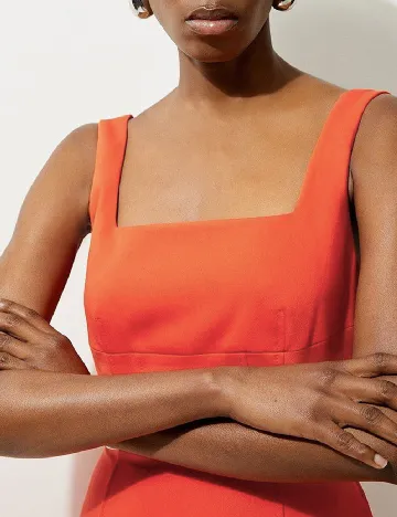 Rochie medie Karen Millen, portocaliu Portocaliu