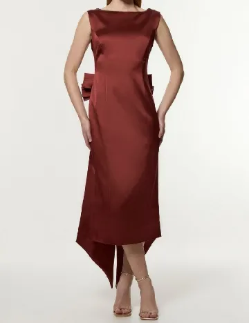 Rochie medie Karen Millen, caramiziu Maro