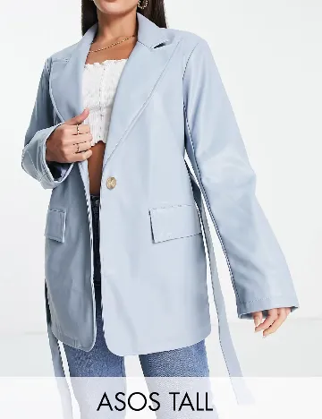 Jacheta ASOS, albastru Albastru