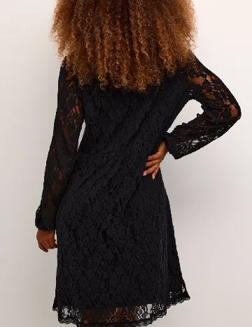 Rochie scurta Cream, negru Negru