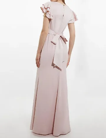 Rochie lunga Karen Millen, roz pal Roz