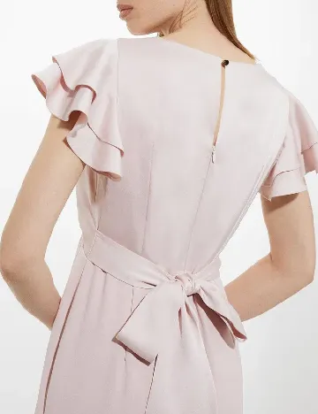 Rochie lunga Karen Millen, roz pal Roz
