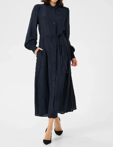Rochie medie Kaffe, bleumarin Albastru
