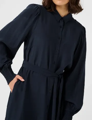 Rochie medie Kaffe, bleumarin Albastru
