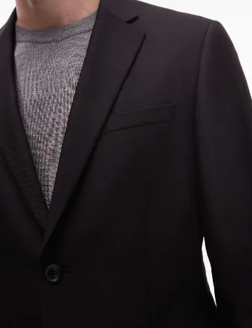 Sacou Topman, negru Negru