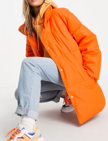 Geaca Oversize ASOS, portocaliu