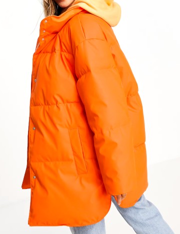 Geaca Oversize ASOS, portocaliu