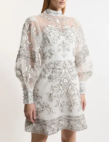 Rochie scurta Karen Millen, alb Alb