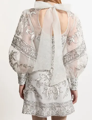 Rochie scurta Karen Millen, alb Alb