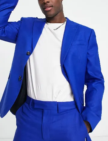 Sacou Topman, albastru Albastru