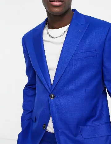 Sacou Topman, albastru Albastru