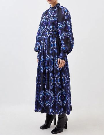 Rochie lunga Karen Millen, albastru