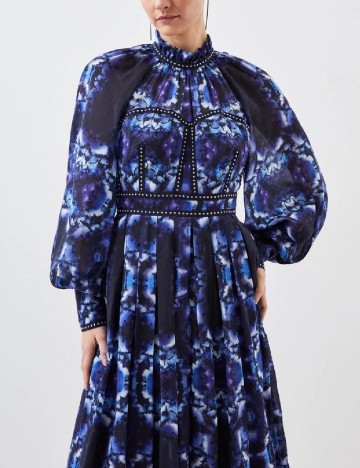 Rochie lunga Karen Millen, albastru