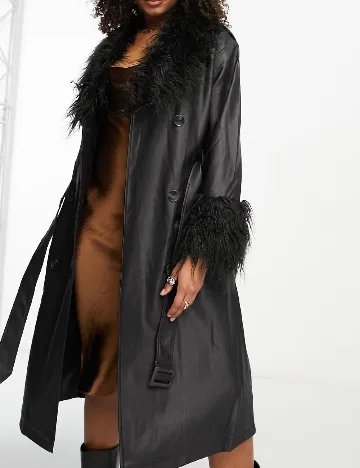 Trench UrbanCode, negru Negru