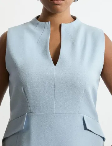 Rochie medie Karen Millen Plus Size, albastru Albastru