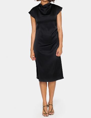 Rochie medie Saint Tropez, negru