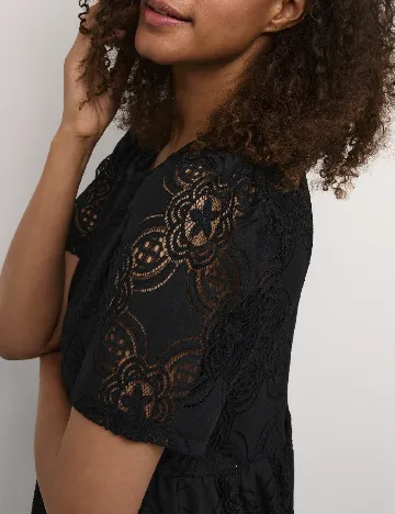 Rochie medie Culture, negru Negru