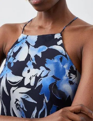 Rochie lunga Karen Millen, albastru Albastru