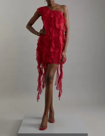 Rochie scurta Karen Millen, rosu Rosu