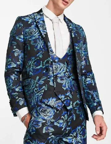 Sacou TWISTED TAILOR, floral print Floral print