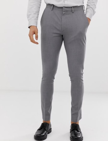 Pantaloni ASOS, gri