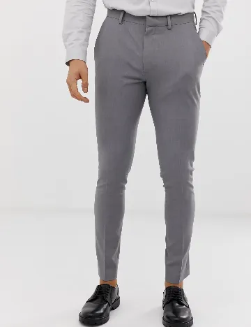 Pantaloni ASOS, gri Gri