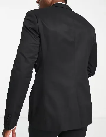 Sacou Topman, negru Negru