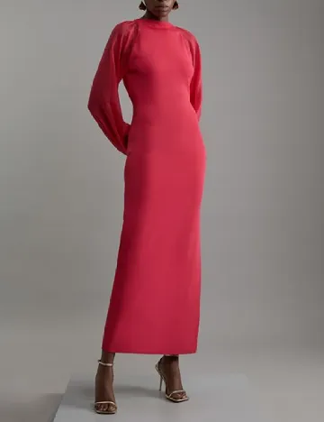 Rochie lunga Karen Millen, corai Roz