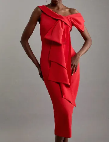 Rochie medie Karen Millen, rosu Rosu