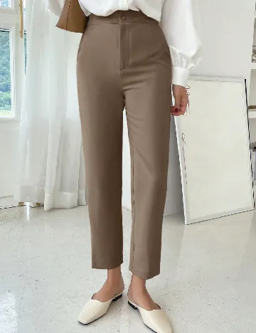Pantaloni Dazy, maro Maro