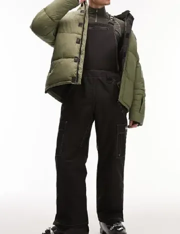 Salopeta de ski Topman, negru Negru