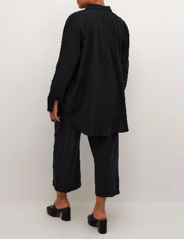 Camasa Kaffe Curve, negru Negru