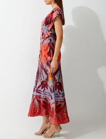 Rochie lunga Karen Millen, mix culori