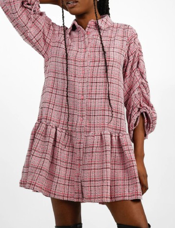 Rochie scurta ASOS, roz