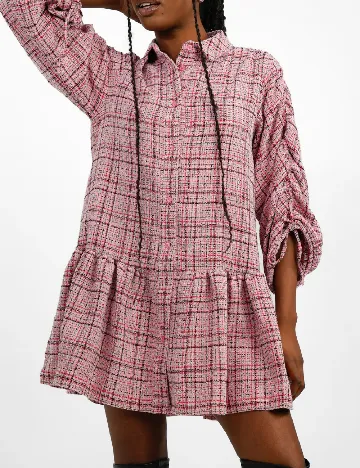 Rochie scurta ASOS, roz Roz
