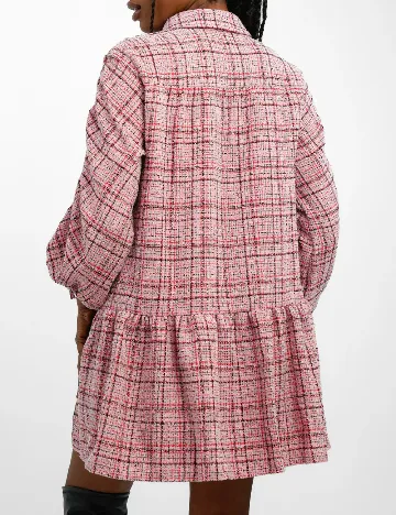 Rochie scurta ASOS, roz Roz
