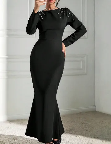 Rochie lunga SHEIN, negru Negru