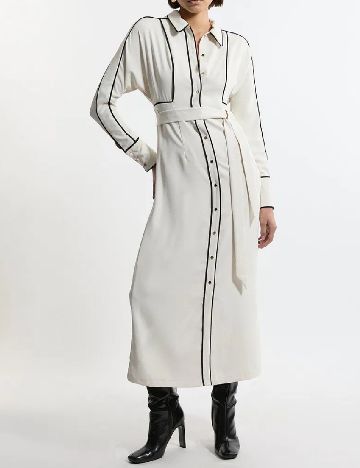Rochie lunga Karen Millen, alb