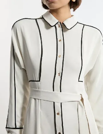 Rochie lunga Karen Millen, alb Alb