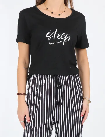 Pijama SHEIN, negru Negru