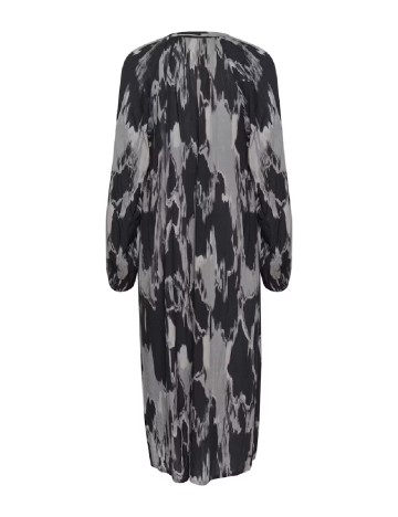 Rochie medie Kaffe, negru/gri