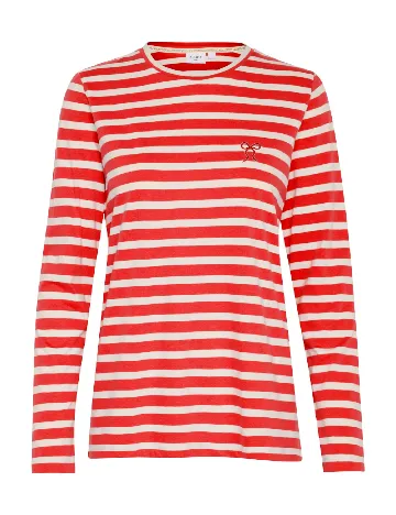 Bluza Saint Tropez, alb/rosu Rosu