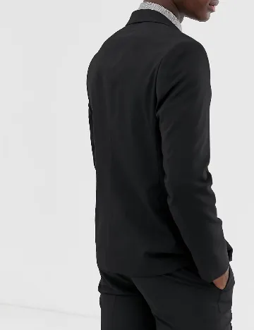 Sacou ASOS, negru Negru