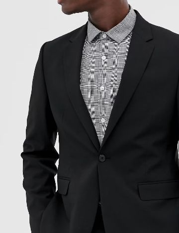 Sacou ASOS, negru
