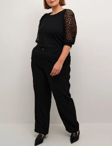 Bluza Kaffe Curve, negru Negru