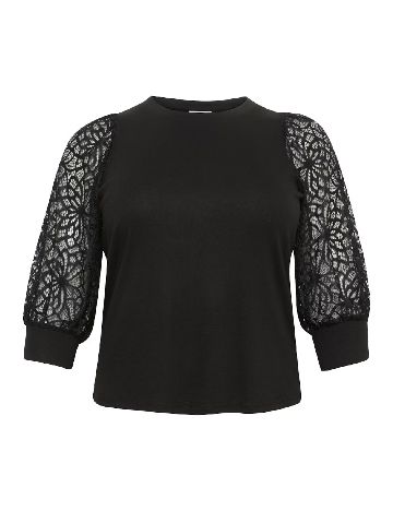 Bluza Kaffe Curve, negru