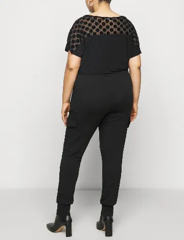 Pantaloni Kaffe Curve, negru Negru