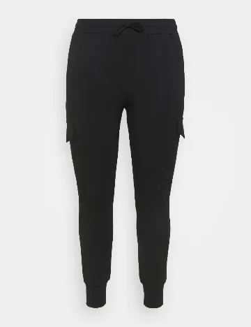 Pantaloni Kaffe Curve, negru Negru