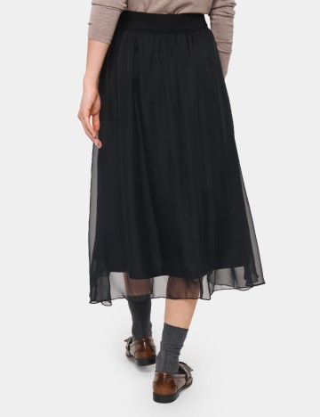 Fusta Saint Tropez, negru